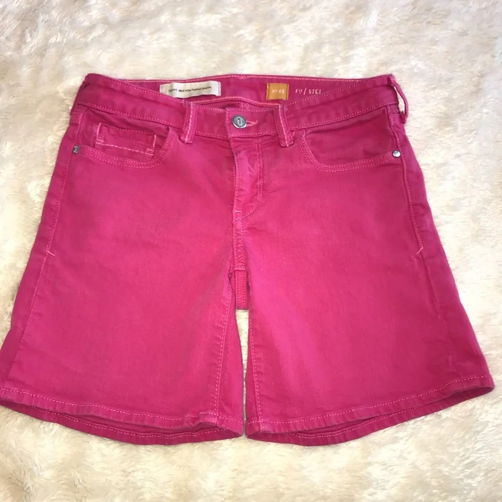 Pilcro by Anthropologie pink denim shorts